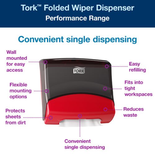 6540281-e-com-2-feature-1-product-overview-na Tork Folded Wipercloth Dispenser Red