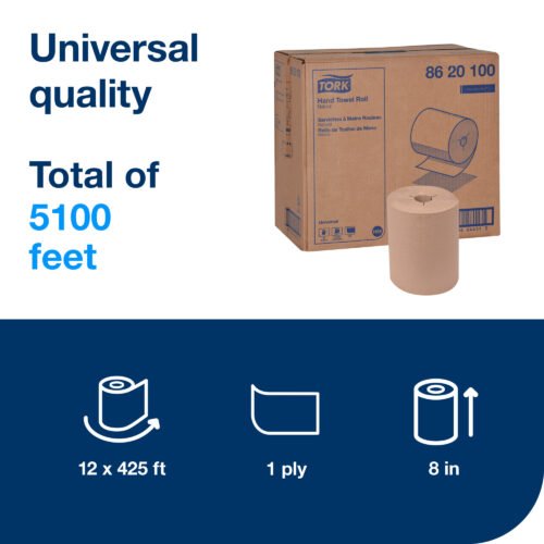 Tork Paper Hand Towel Roll Natural H86 12x425