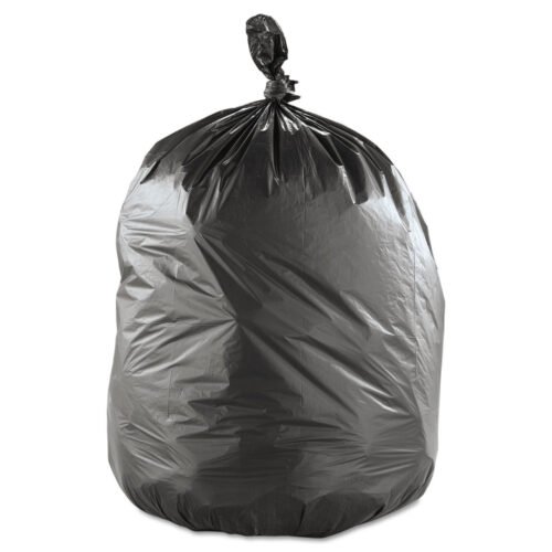 BLACK_GARBAGE_BAG__65292 Polykar's ESeries 26 x 36 Oxo Degradable Regular Black Garbage