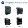h21-e-com-2-compatible-dispensers-na Tork Hard Roll Towel White 6x800