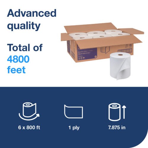 rb800-e-com-2-contents-na Tork Hard Roll Towel White 6x800